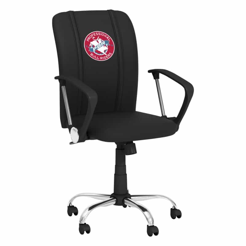 Curve Task Chair With Professional Bull Riders Vintage Logo