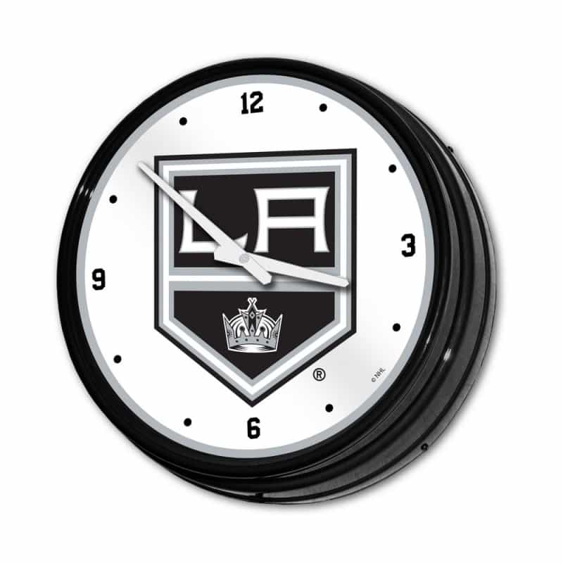 Los Angeles Kings: Illuminated Retro Diner Wall Clock