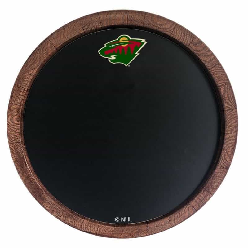 Minnesota Wild: Chalkbaord "Faux" Barrel Top Sign