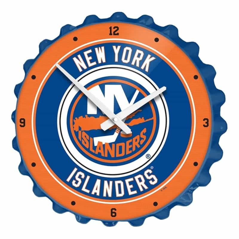 York Islanders: Bottle Cap Wall Clock