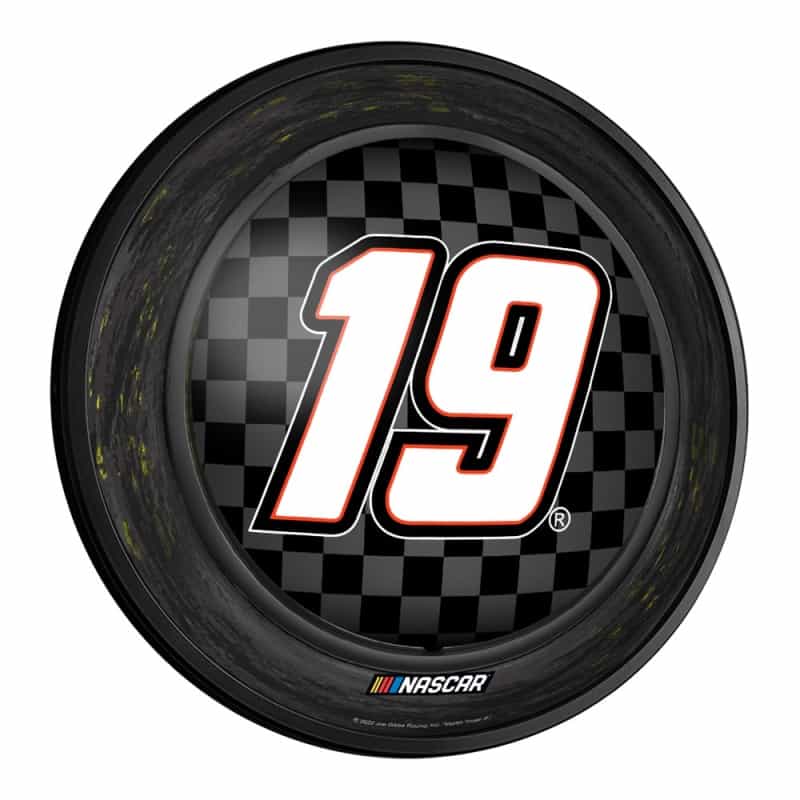 Martin Truex, Jr.: Tire Framed - Round Slimline Lighted Wall Sign