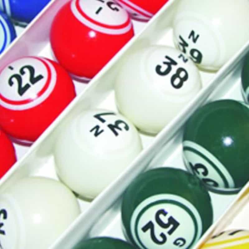 Bingo Balls - Colored & Coated 2 Sided Ping Pong Size