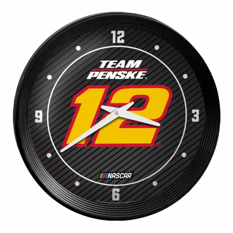 Ryan Blaney: Ribbed Frame Wall Clock