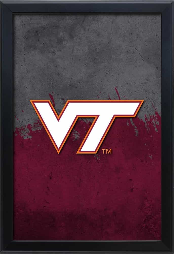 Virginia Tech University 15.75" X 23.5" Led Snap Frame Lightbox By Holland Bar Stool Company