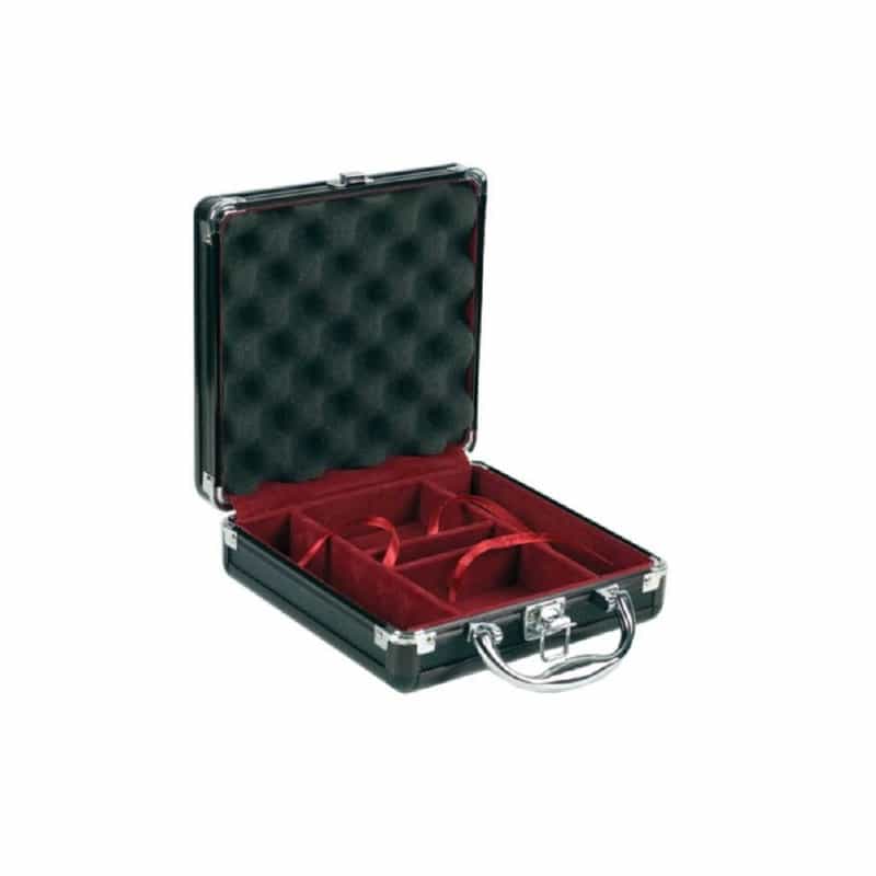 100 Chips Black Aluminum Poker Case