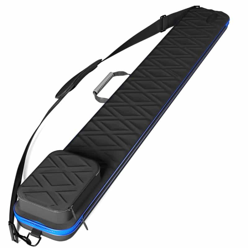 Casemaster Parallax Plus Billiard Cue Case (Pool Stick Case) Blue