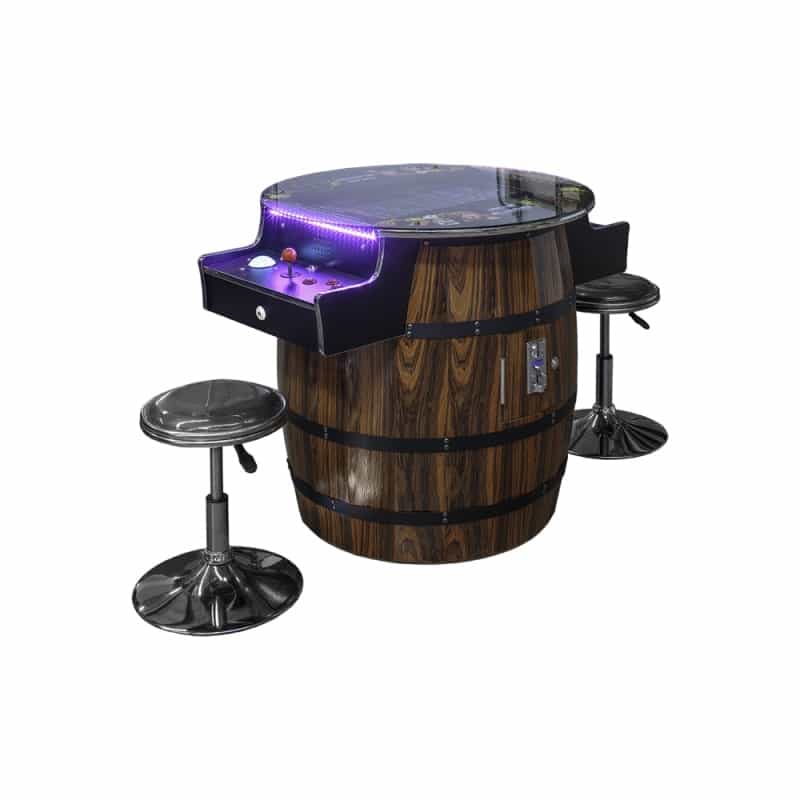 516 Games 26Lcd, Track, Led Light Wine Barrel