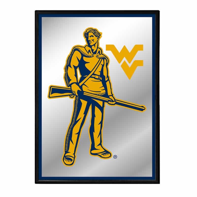 West Virginia Mountaineers: Mascot - Framed Mirrored Wall Sign