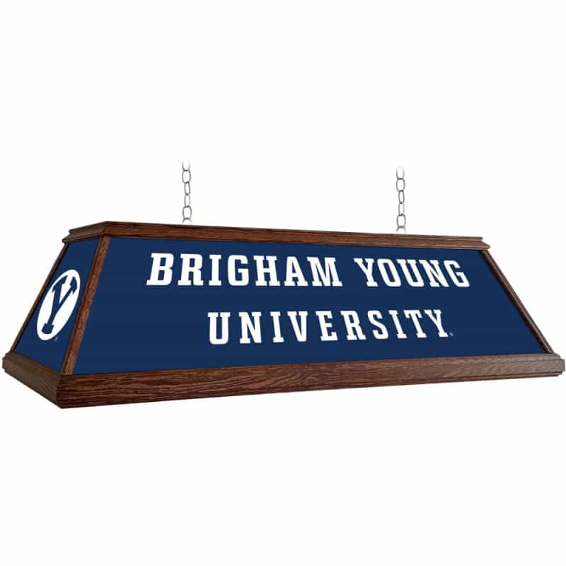 Byu Cougars: Premium Wood Pool Table Light