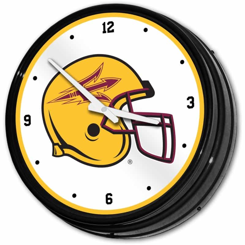 Arizona State Sun Devils: Sparky - Retro Lighted Wall Clock