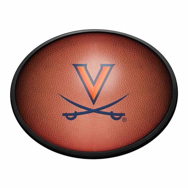 Virginia Cavaliers: Pigskin - Oval Slimline Lighted Wall Sign