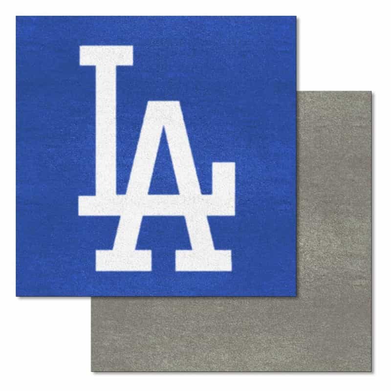 Los Angeles Dodgers Team Carpet Tiles - 45 Sq Ft