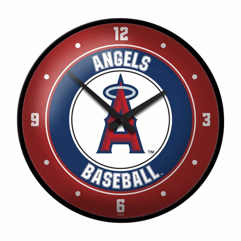 Los Angeles Angels: Modern Disc Wall Clock