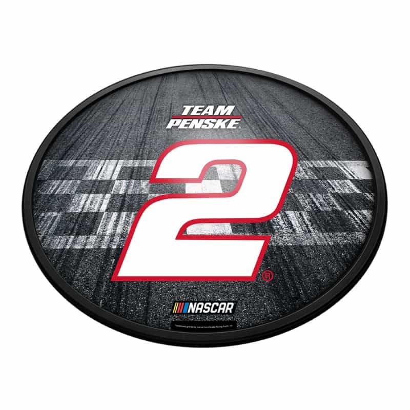 Austin Cindric: Finish Line - Oval Slimline Lighted Wall Sign