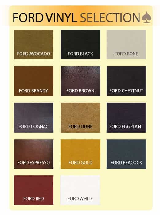 Ford Vinyl For Poker Table Armrest (Sold By The Yard)
