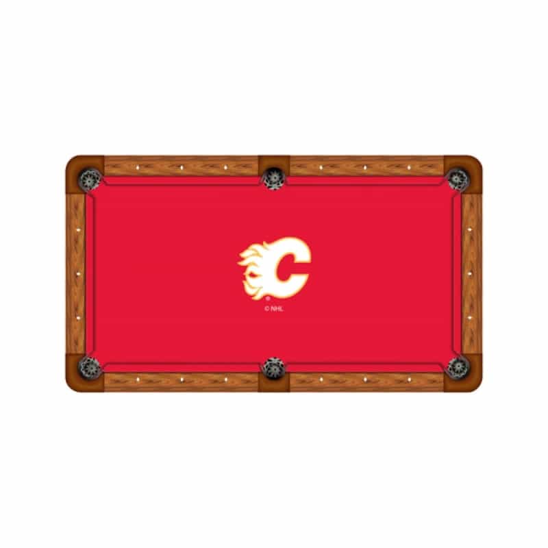 Calgary Flames 8 Foot Billiard Cloth