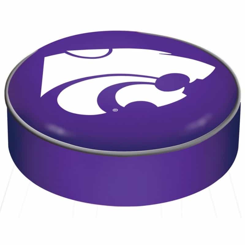 Kansas State Bar Stool Seat Cover By Hbs