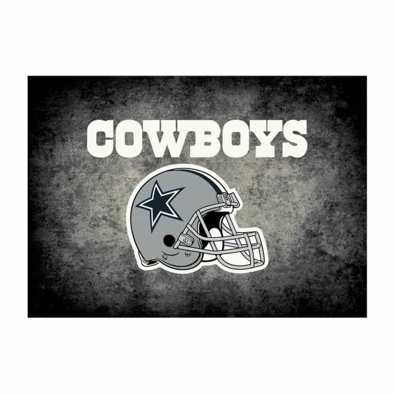 Dallas Cowboys 4'X6' Distressed Rug