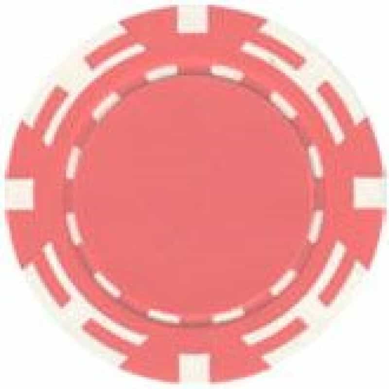 Z Striped Poker Chip 14G Pink Sold By The Roll