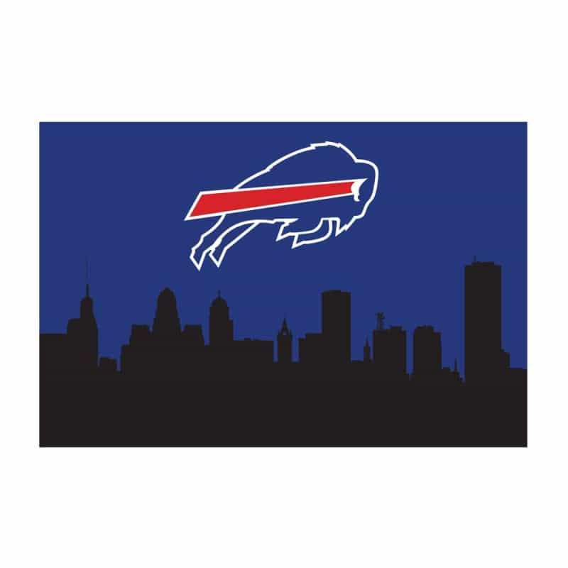 Buffalo Bills 2X3 Hometown Washable Area Rug