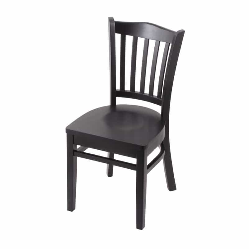 3120 18" Chair With Black Finish And Black Seat
