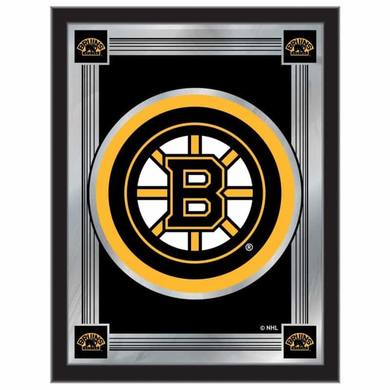 Boston Bruins 17" X 22" Logo Mirror By Holland Bar Stool Company