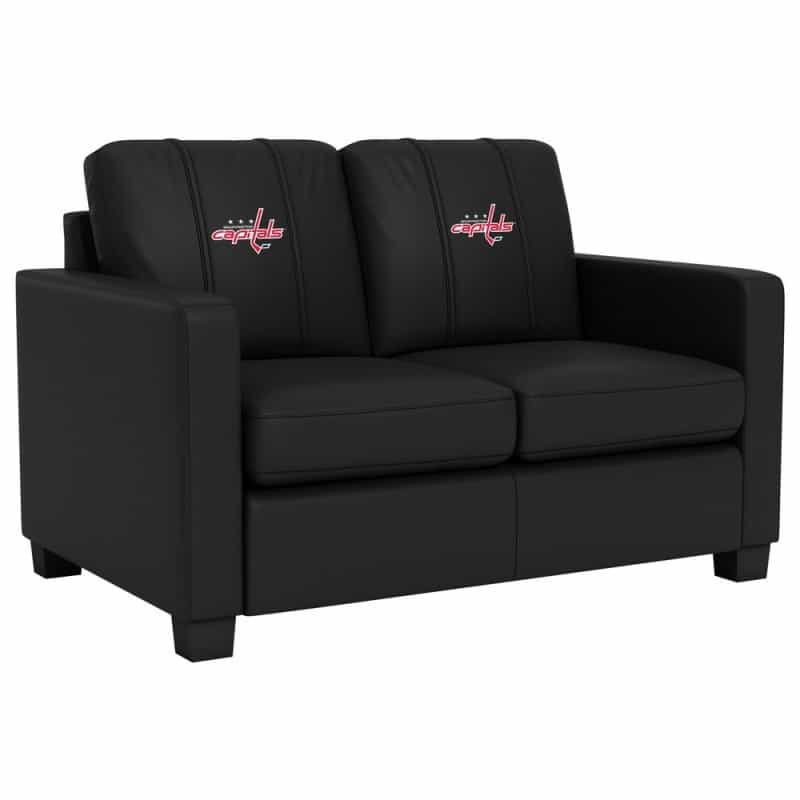 Dyno Stationary Loveseat With Washington Capitals Primary Logo