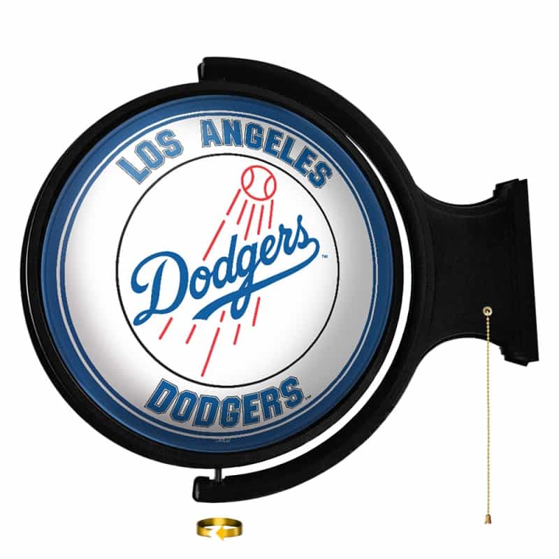Los Angeles Dodgers: Original Round Rotating Lighted Wall Sign