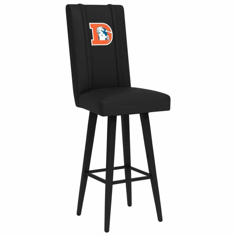 Swivel Bar Stool 2000 With Denver Broncos Classic Logo