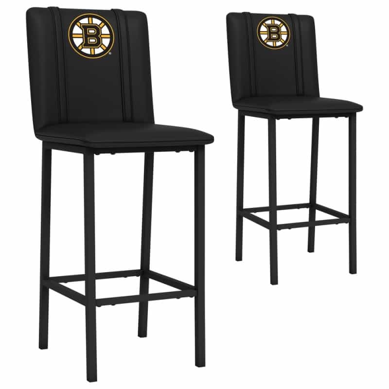 Bar Stool 500 With Boston Bruins Logo Set Of 2