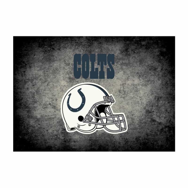 Indianapolis Colts 4'X6' Distressed Rug