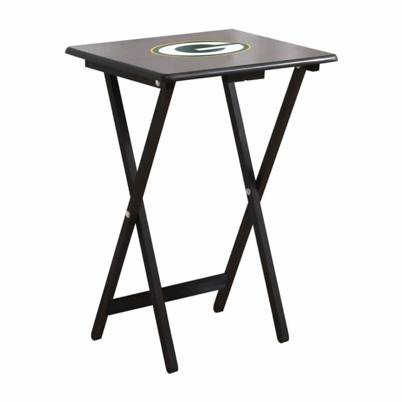Green Bay Packers 4 Tv Trays With Stand
