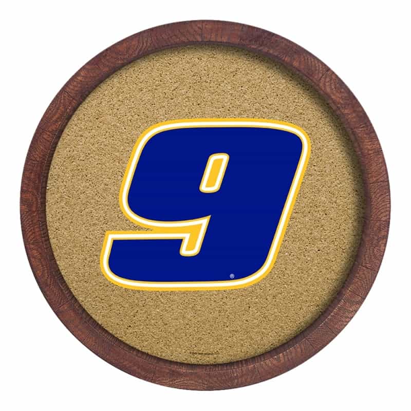 Chase Elliott: Mirrored Barrel Top Cork Note Board