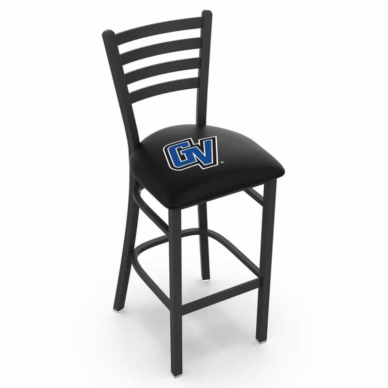 L004 Grand Valley State 30" Stationary Bar Stool With Black Wrinkle Finish