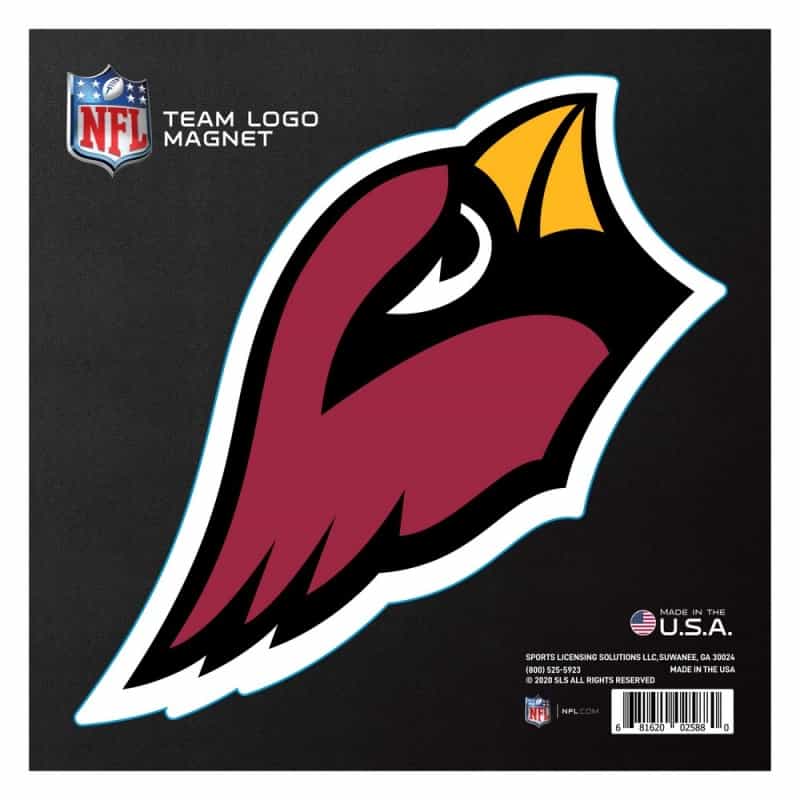 Arizona Cardinals Large Team Logo Magnet 10" (8.7329"X8.3078")
