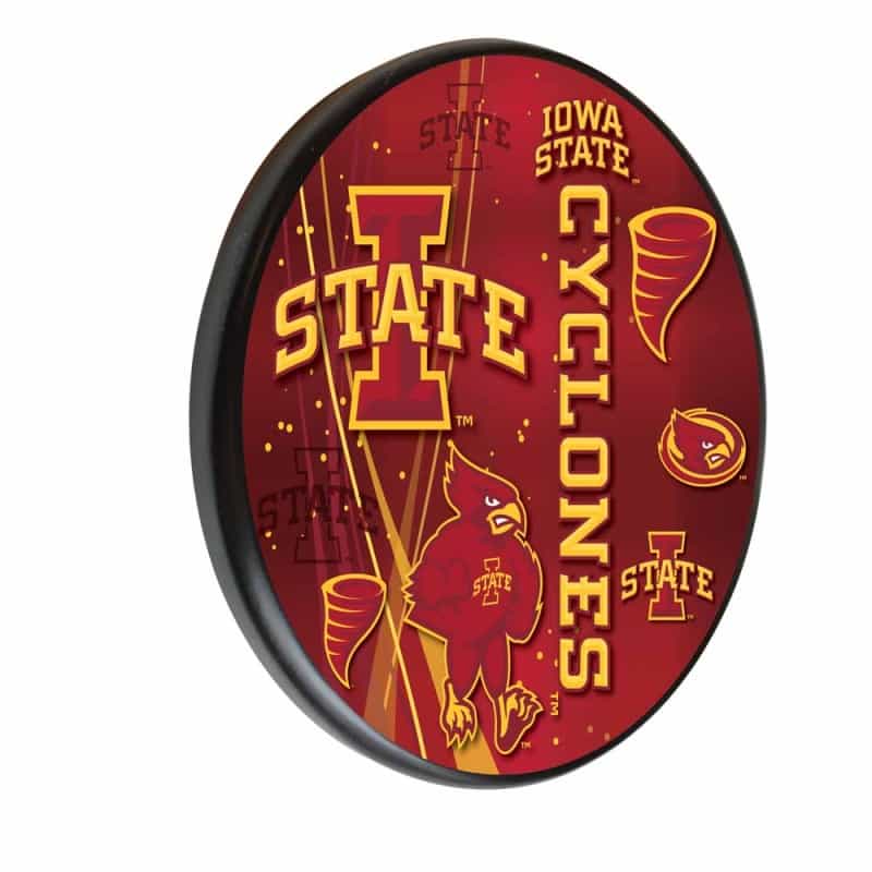 Iowa State Digitally Printed Wood Sign By The Holland Bar Stool Co