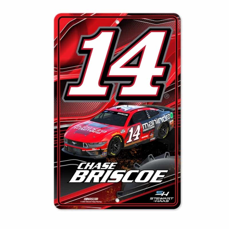 Rico Industries Nascar Racing Chase Briscoe No. 14 2024 11" X 17" Home Decor Sign