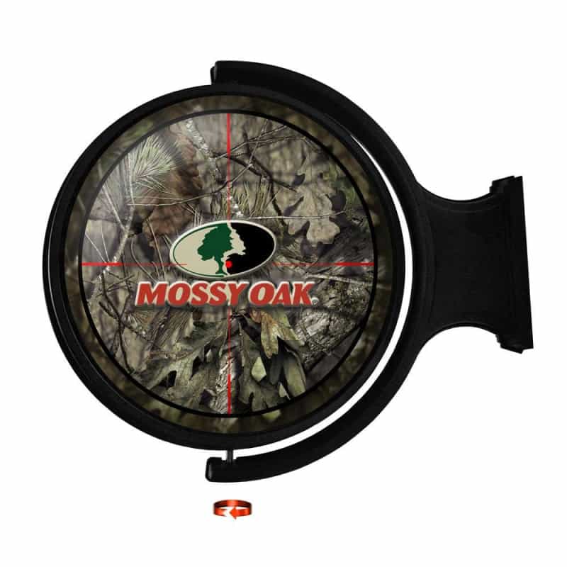 Mossy Oak - Break-Up: Scope - Original Round Rotating Lighted Wall Sign