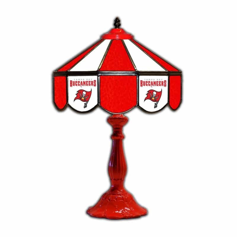 Tampa Bay Buccaneers 21" Glass Table Lamp