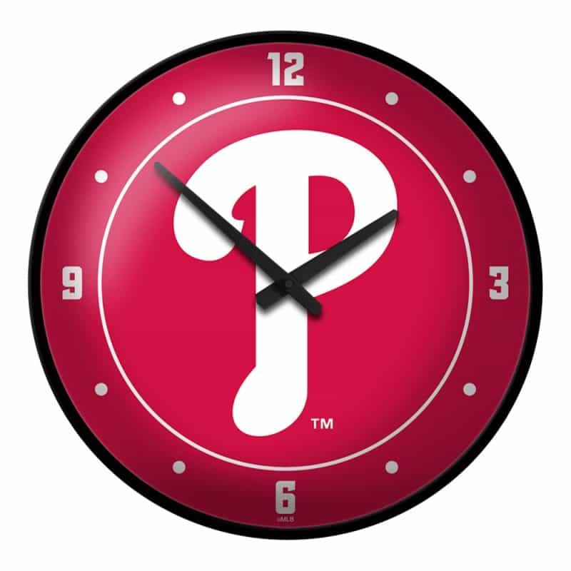 Philadelphia Phillies: Logo - Modern Disc Wall Clock