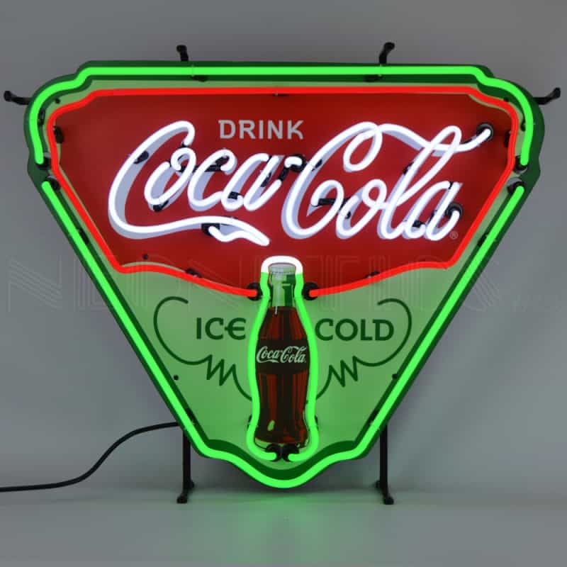 Coca-Cola Ice Cold Shield Neon Sign 24 X 29