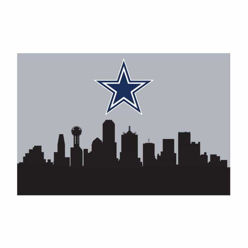 Dallas Cowboys 2X3 Hometown Washable Area Rug