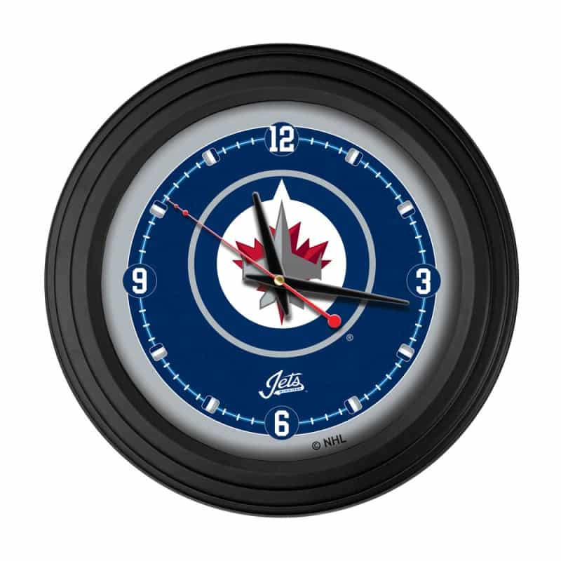Winnipeg Jets 15" Traditional Wall Clock By Holland Bar Stool Co