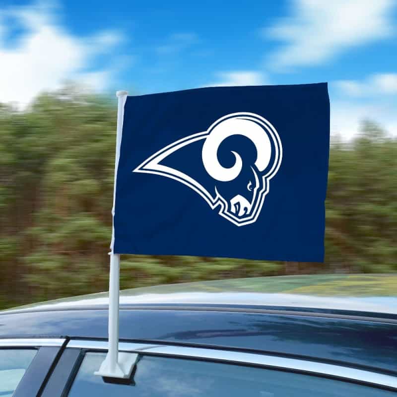 Los Angeles Rams Car Flag Large 1Pc 11" X 14"