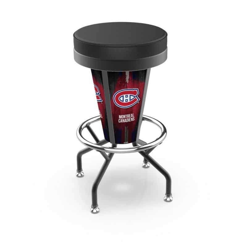 Lighted Montreal Canadiens Swivel Bar Stool By Holland Bar Stool Co