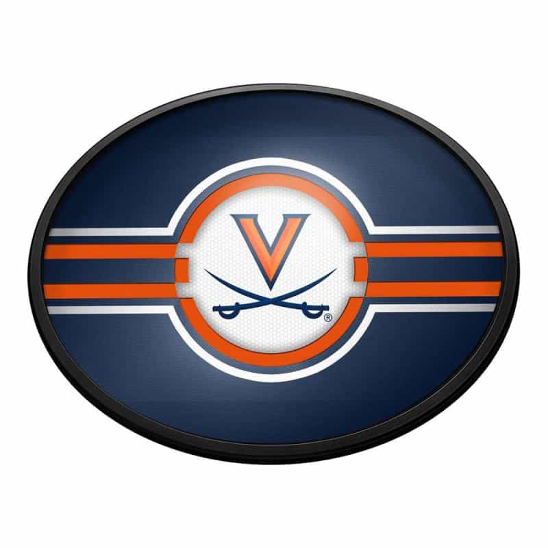 Virginia Cavaliers: Oval Slimline Lighted Wall Sign