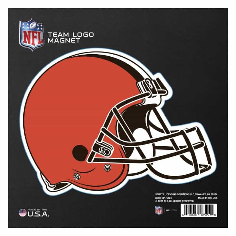 Cleveland Browns Large Team Logo Magnet 10" (8.7329"X8.3078")