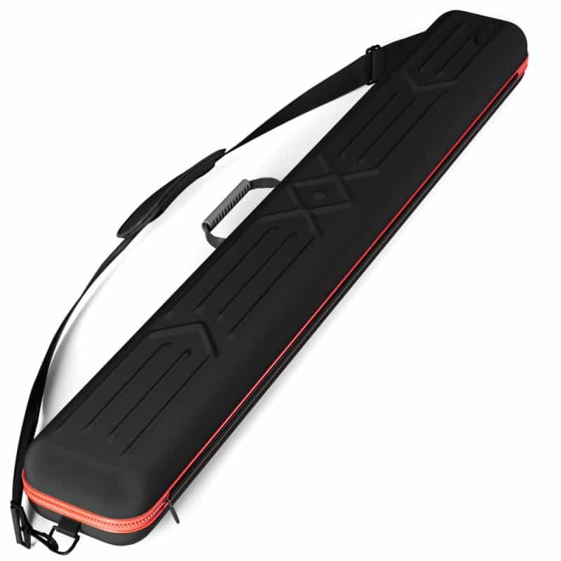 Casemaster Parallax Pro Billiard Cue Case (Pool Stick Case) Red