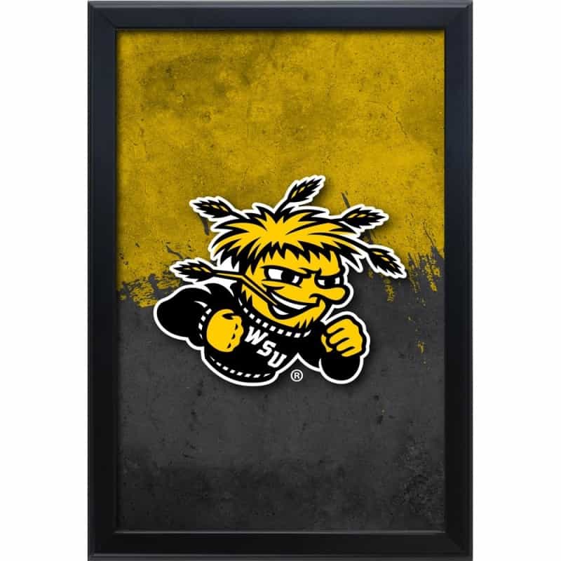 Wichita State University 15.75" X 23.5" Led Snap Frame Lightbox By Holland Bar Stool Company