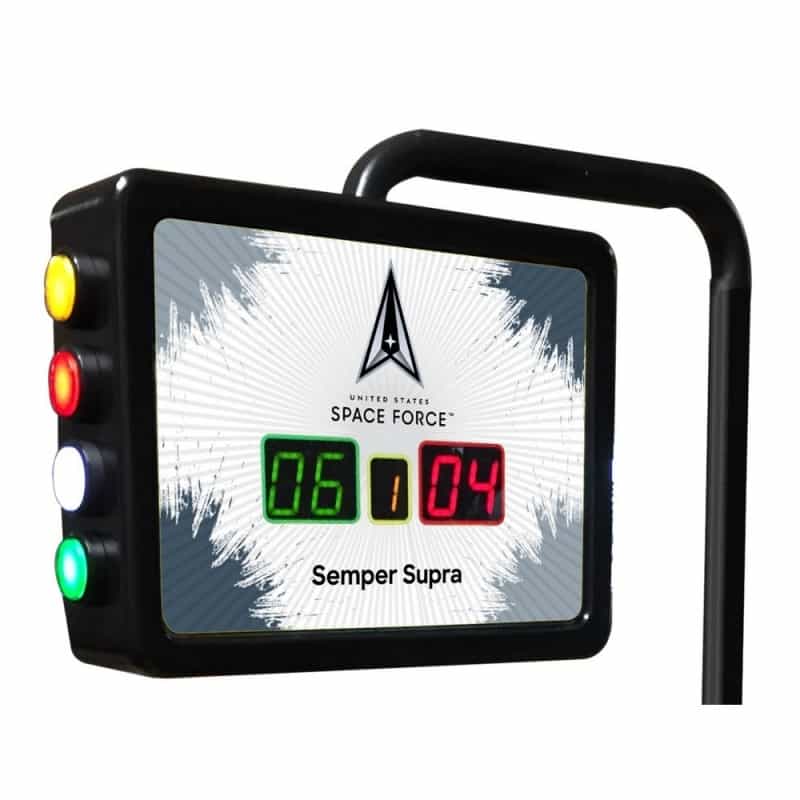United States Space Force Shuffleboard Electronic Scoring Unit By Holland Bar Stool